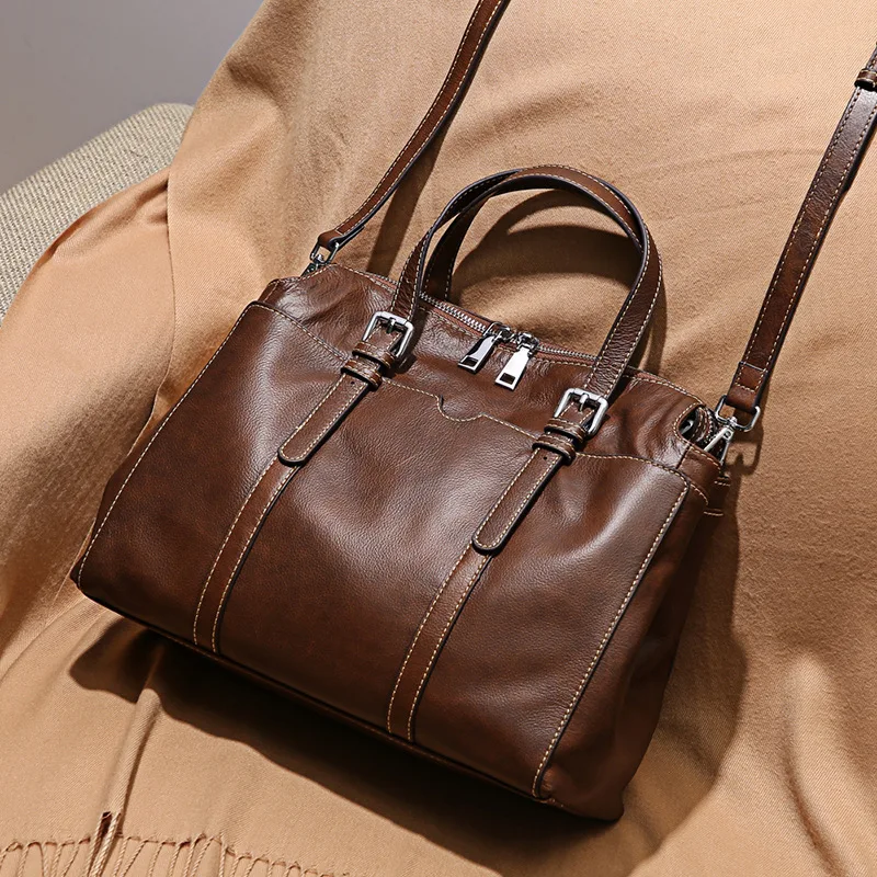 New Genuine Leather Tote Bags For Women Luxury Brands Designer Handbags High Quality Crossbody Bag Retro Shoulder Bag for Women
New Genuine Leather Tote Bags For Women Luxury Brands Designer Handbags High Quality Crossbody Bag Retro Shoulder Bag for Women