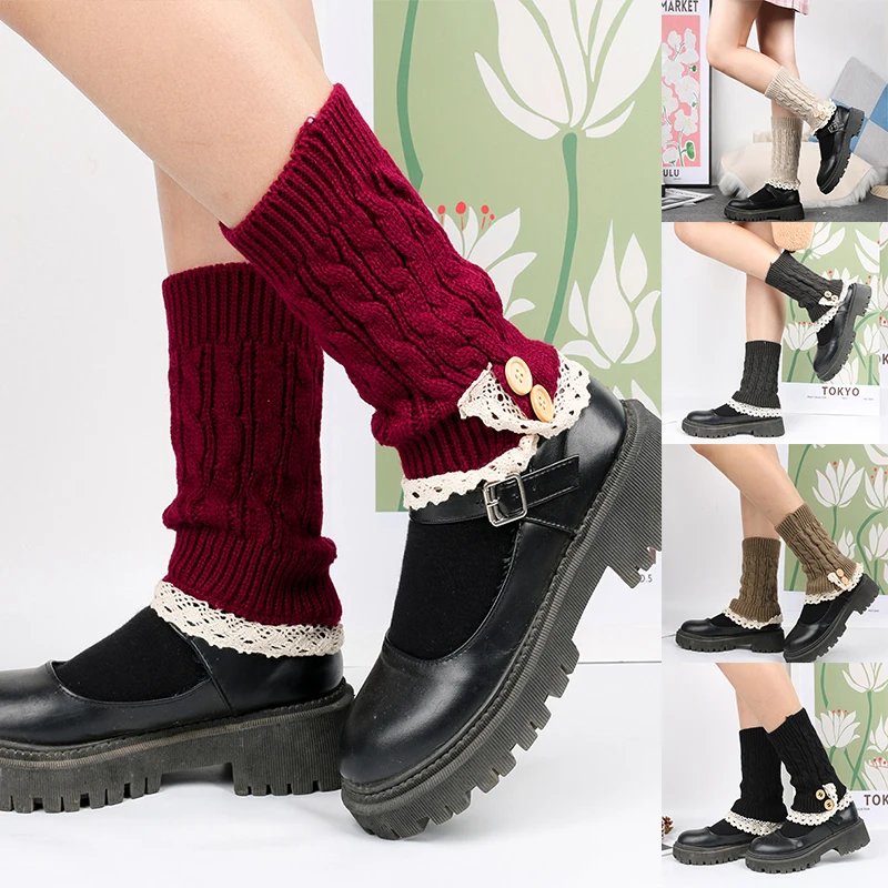 

Women Ladies Crochet Knitted Shell Design Boot Cuffs Toppers Knit Leg Warmers Winter Short Liner Boot Socks