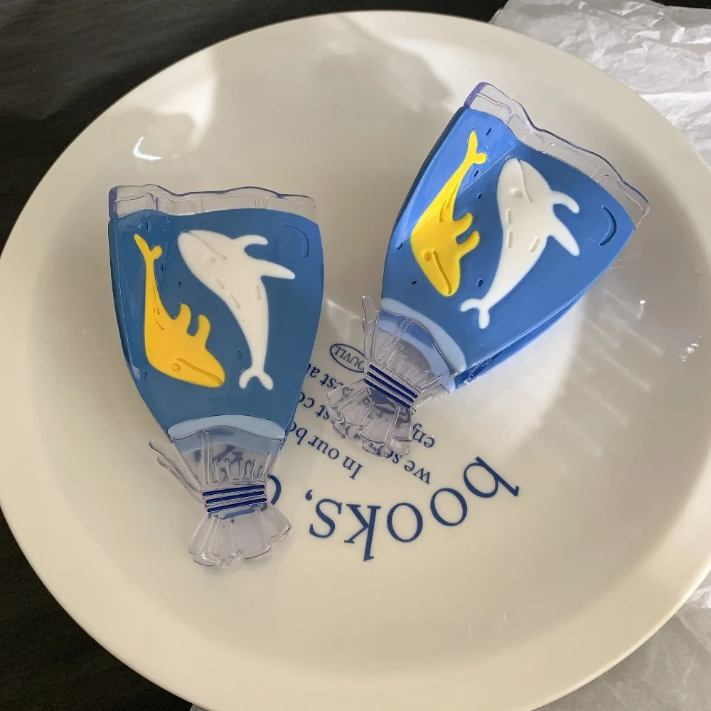 Аксессуары для волос акриловая морская серия зажим в виде акулы звезда раковина