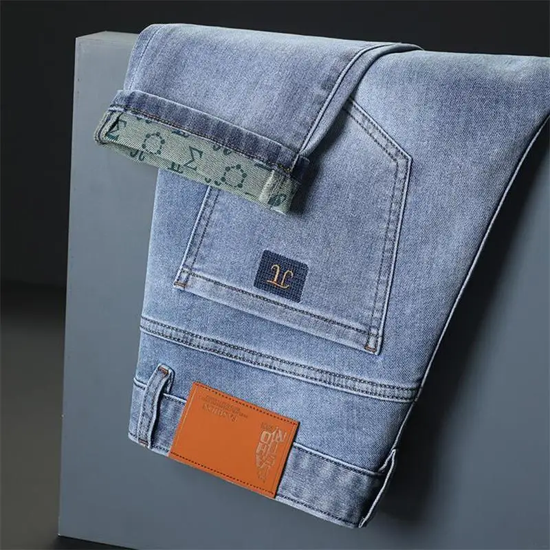 MEW Spring/Summer Light Blue Men's Jeans Fashion Trousers Urban Casual Pants 
MEW Spring/Summer Light Blue Men's Jeans Fashion Trousers Urban Casual Pants