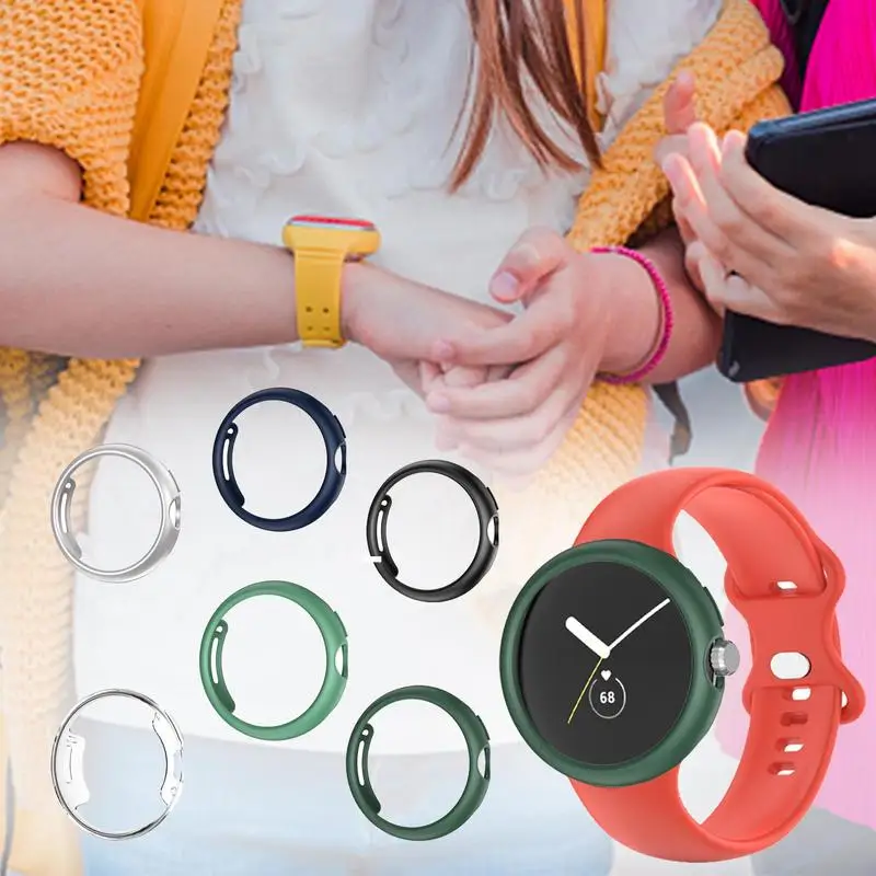 360 полностью мягкий прозрачный защитный чехол из ТПУ для Google Pixel Watch, прозрачный чехол Pixel Watch, чехол s 2022, аксессуары
360 полностью мягкий прозрачный защитный чехол из ТПУ для Google Pixel Watch, прозрачный чехол Pixel Watch, чехол s 2022, аксессуары