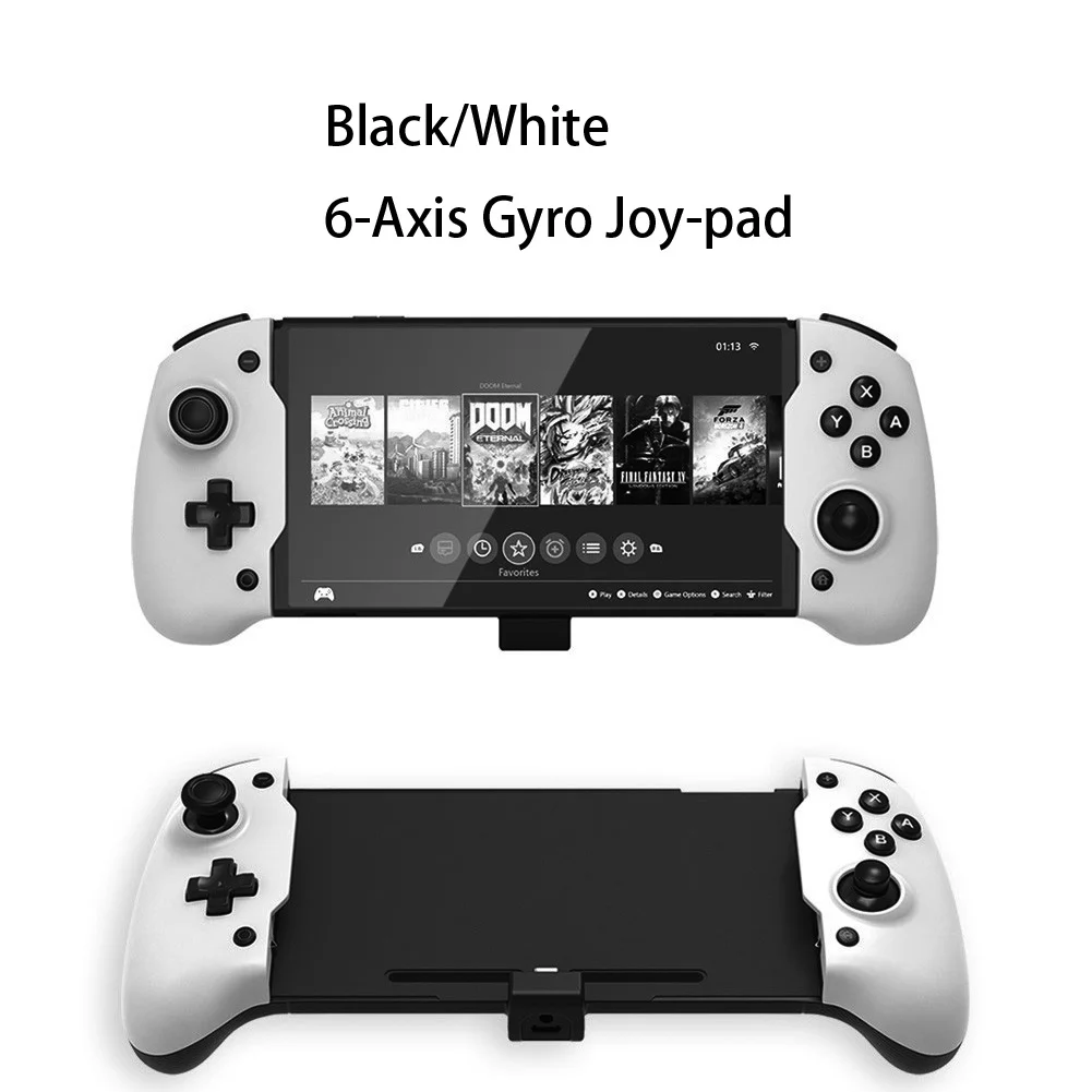 Switch Gamepad Controller Handheld Upgrade Grip Double Motor Vibration Built-in 6-Axis Gyro For Switch OLED Free shipping Best
Switch Gamepad Controller Handheld Upgrade Grip Double Motor Vibration Built-in 6-Axis Gyro For Switch OLED Free shipping Best