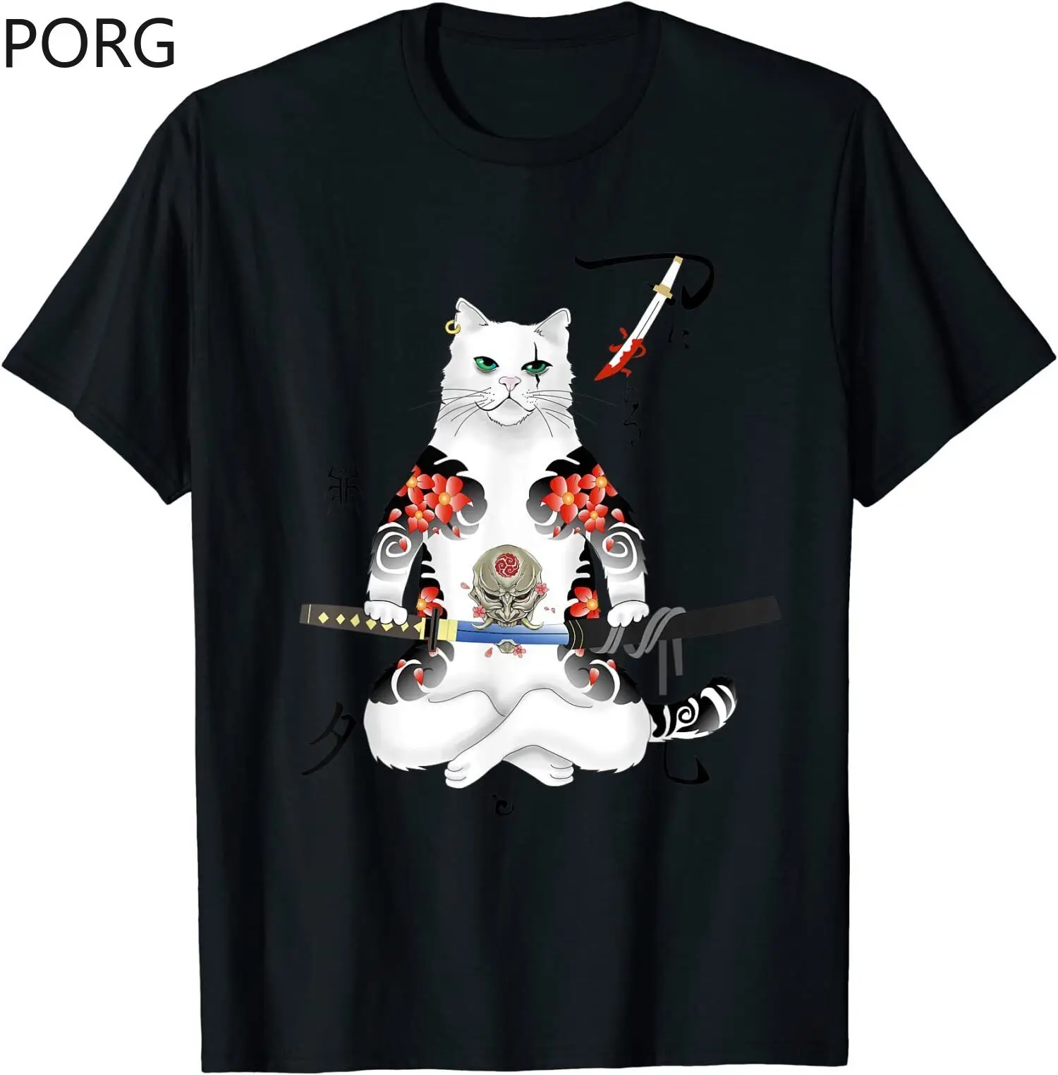 NEW LIMITED Japanese Samurai Cat Cool Design Great Gift Idea Tee T-Shirt S-3XL Graphic T Shirts One Piece Men Clothing Harajuku
NEW LIMITED Japanese Samurai Cat Cool Design Great Gift Idea Tee T-Shirt S-3XL Graphic T Shirts One Piece Men Clothing Harajuku