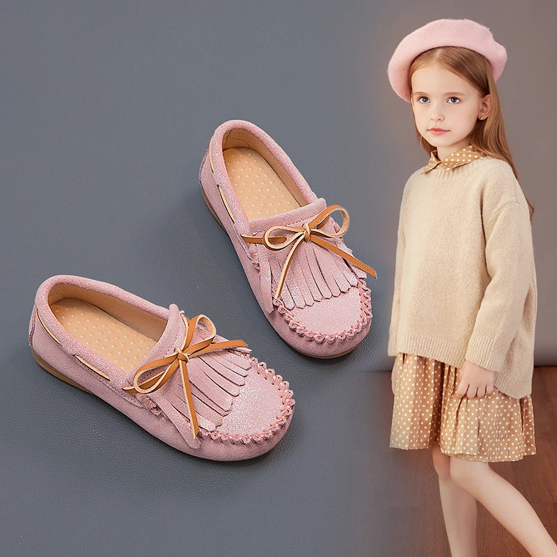 Girls' shoes leather spring and autumn new casual shoes non slip and comfortable girls aged 5-12 princess flat bottoms tassels
Girls' shoes leather spring and autumn new casual shoes non slip and comfortable girls aged 5-12 princess flat bottoms tassels