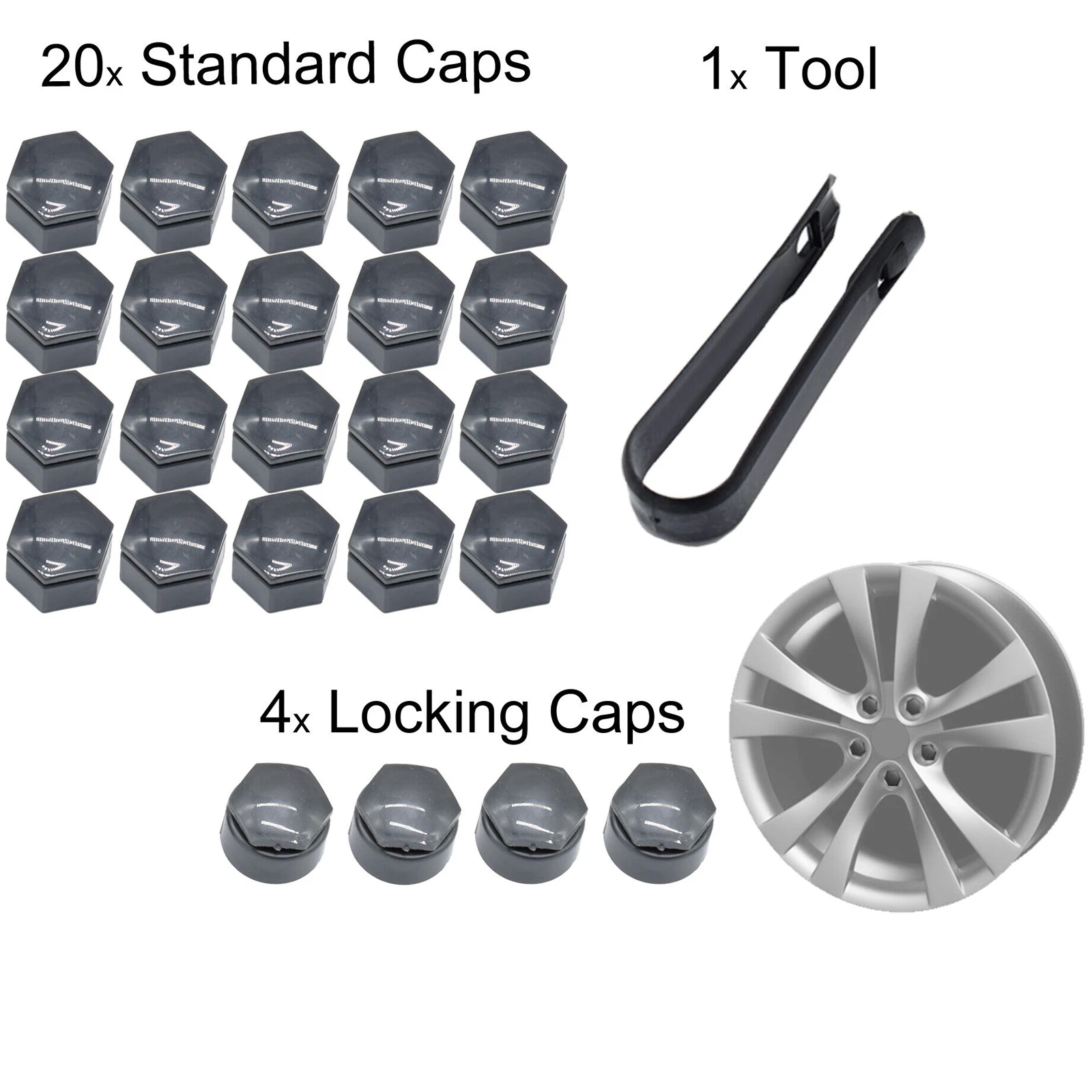 Replacement For Opel Insignia 2010-2017 Standard Grey Cap WHEELS TYRES NUTS 22MM For Opel Insignia 2010-17 Parts Useful
Replacement For Opel Insignia 2010-2017 Standard Grey Cap WHEELS TYRES NUTS 22MM For Opel Insignia 2010-17 Parts Useful