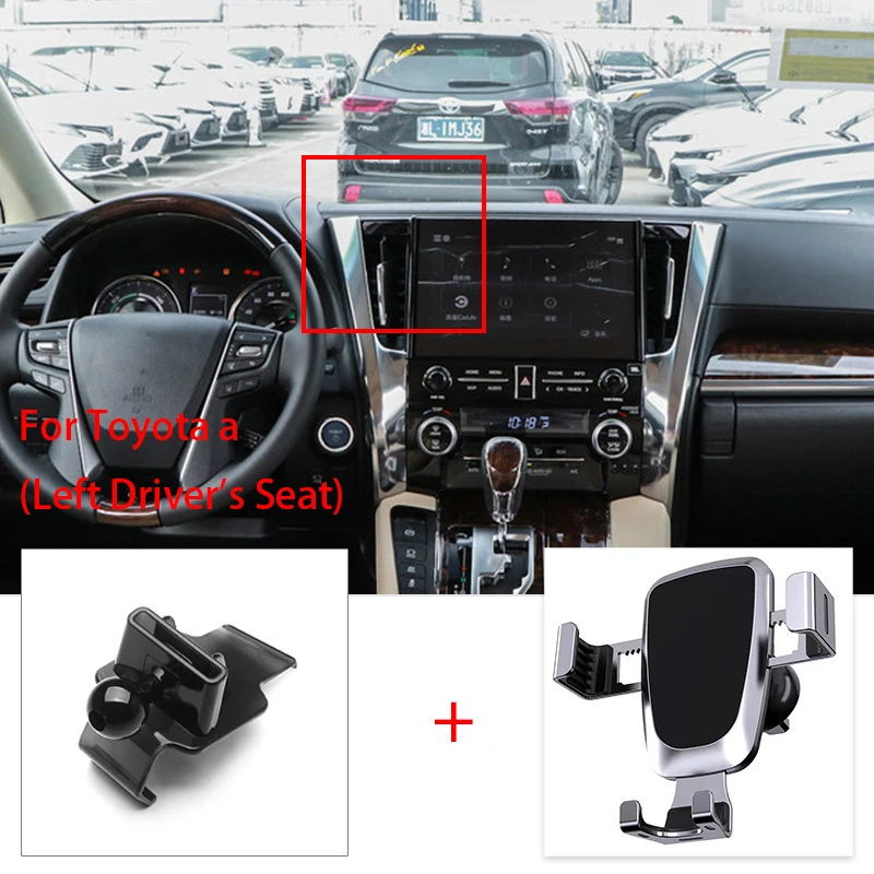 Mobile Phone Holder For Toyota Applicable 2015-2019 Left Driver Seat Vent Mount Bracket GPS Phone Holder in Car Accessories
Mobile Phone Holder For Toyota Applicable 2015-2019 Left Driver Seat Vent Mount Bracket GPS Phone Holder in Car Accessories