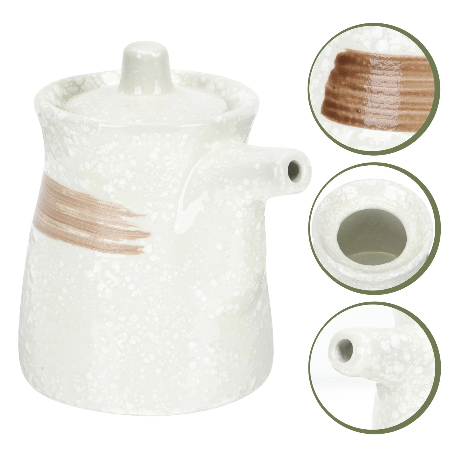Ceramic Soy Sauce Dispenser Japanese Style Condiment Jar Small Vinegar Bottle Oil Dispenser Bottle With Lid Liquid
Ceramic Soy Sauce Dispenser Japanese Style Condiment Jar Small Vinegar Bottle Oil Dispenser Bottle With Lid Liquid
