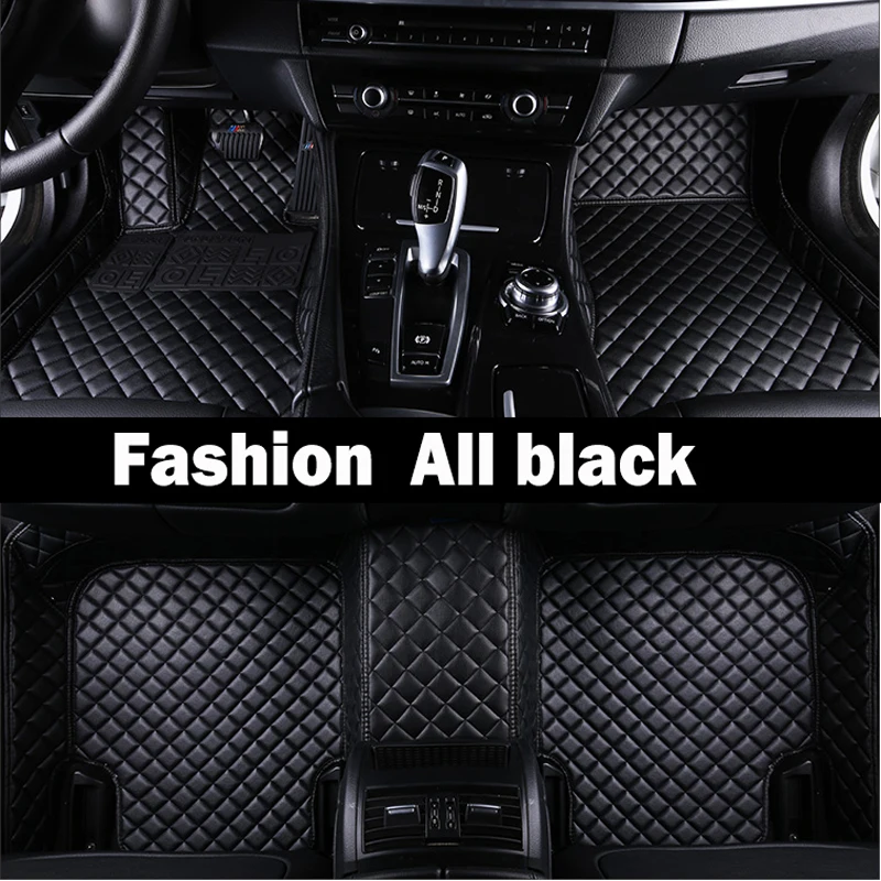 

Leather Car Floor Mats Fit LHD/RHD For Volkswagen VW Magotan 2007-2011 Year Custom Automobile Carpet Cover Car Accessorie
