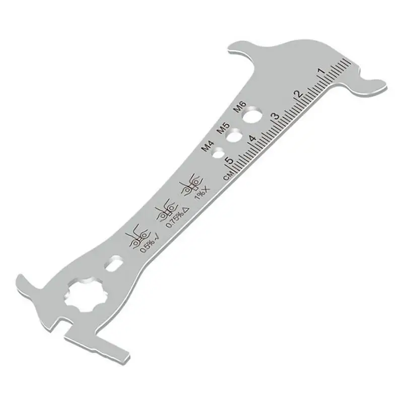 6IN1 Multiple Functions Bike Chain Checker Wear Indicator Chain Checking Tool Measuring Tool For Mountain Bike Road Bike
6IN1 Multiple Functions Bike Chain Checker Wear Indicator Chain Checking Tool Measuring Tool For Mountain Bike Road Bike