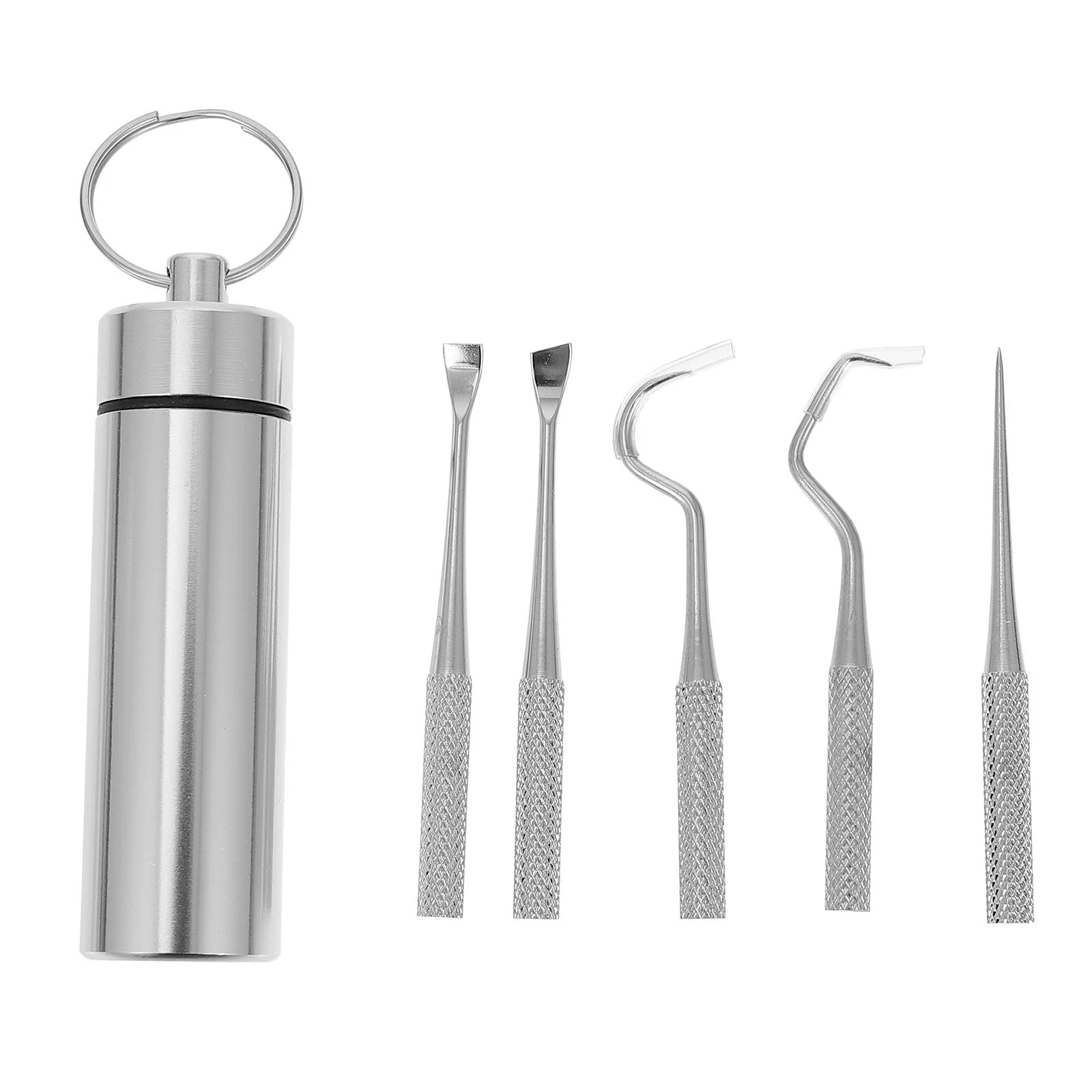 1 Set Stainless Steel Toothpick High Grade Premium Durable Prime Cleaning Tool Toothpick Cleaner for Outdoor
1 Set Stainless Steel Toothpick High Grade Premium Durable Prime Cleaning Tool Toothpick Cleaner for Outdoor