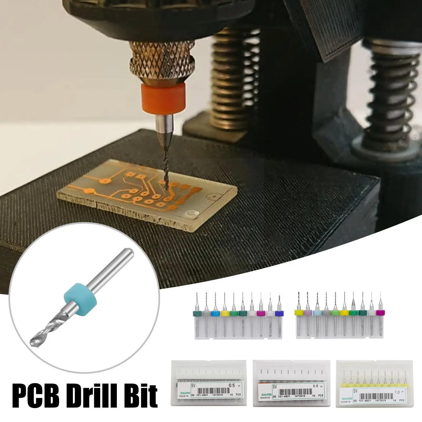 1PC 0.3-1.2mm 0.1-1.0mm PCB Print Circuit Board Carbide Tungsten Machine CNC Bit Drill Drill Bits Mini Steel Bit Micro Y0X1
1PC 0.3-1.2mm 0.1-1.0mm PCB Print Circuit Board Carbide Tungsten Machine CNC Bit Drill Drill Bits Mini Steel Bit Micro Y0X1