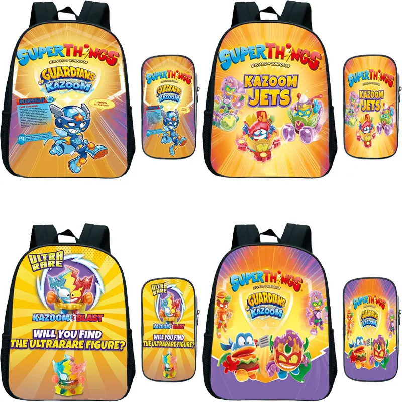Superzings Series 9 Kindergarten Backpack 2 Pcs/Set Bookbag Superthings 9 Bag Bagpacks Children Schoolbags Mochila Kids Rucksack
Superzings Series 9 Kindergarten Backpack 2 Pcs/Set Bookbag Superthings 9 Bag Bagpacks Children Schoolbags Mochila Kids Rucksack