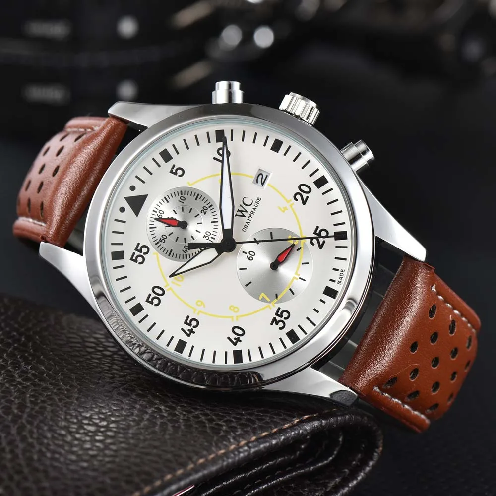 Hot Sale AAA+ WC Watches For Mens Luxury Full Steel Top Gun Style Automatic Date Watch Multifunction Business Chronograph Clock
Hot Sale AAA+ WC Watches For Mens Luxury Full Steel Top Gun Style Automatic Date Watch Multifunction Business Chronograph Clock