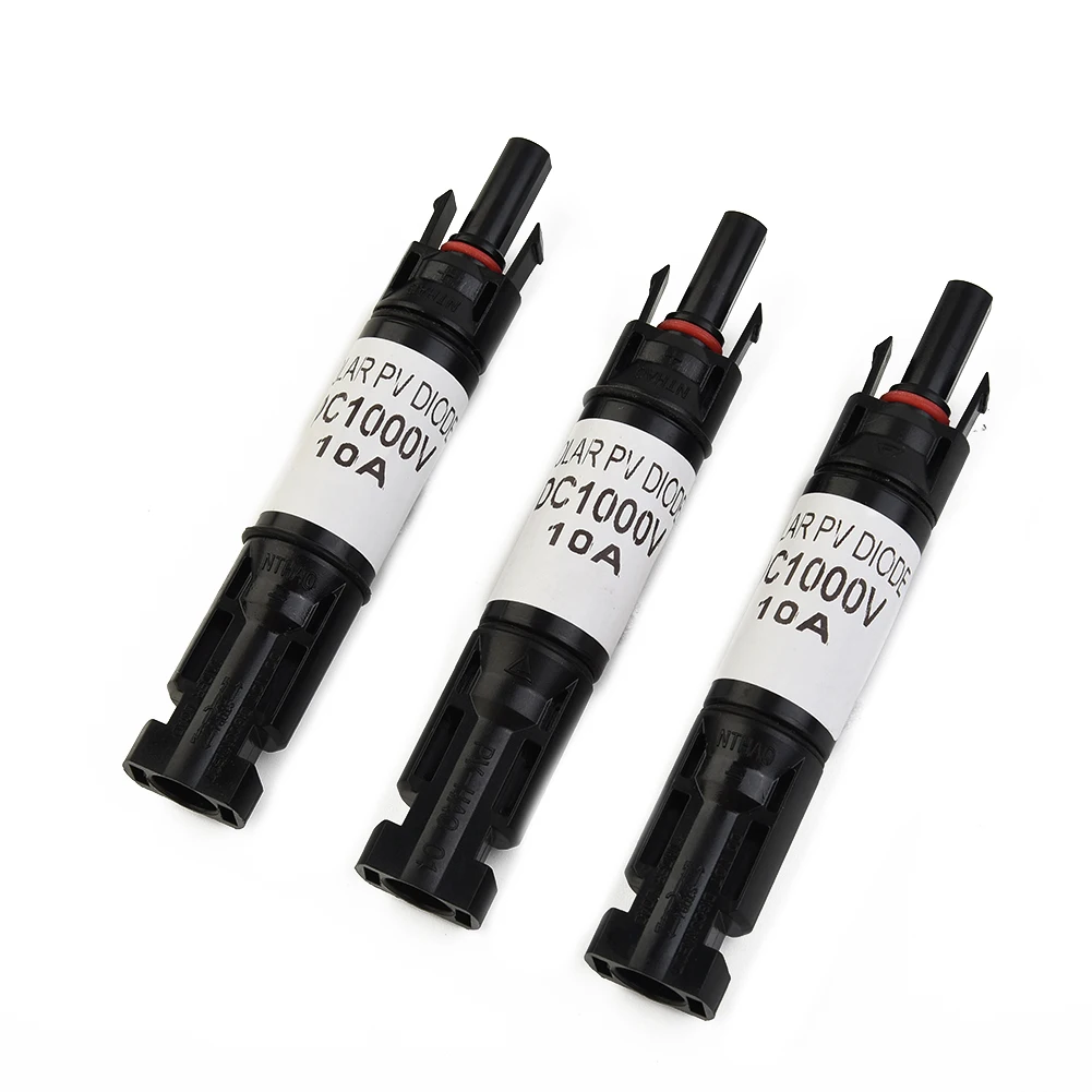 3PCS Solar Panel Cable Blocking Diode Waterproof Connector Compatible Solar Photovoltaic Connector With Protection Function
3PCS Solar Panel Cable Blocking Diode Waterproof Connector Compatible Solar Photovoltaic Connector With Protection Function