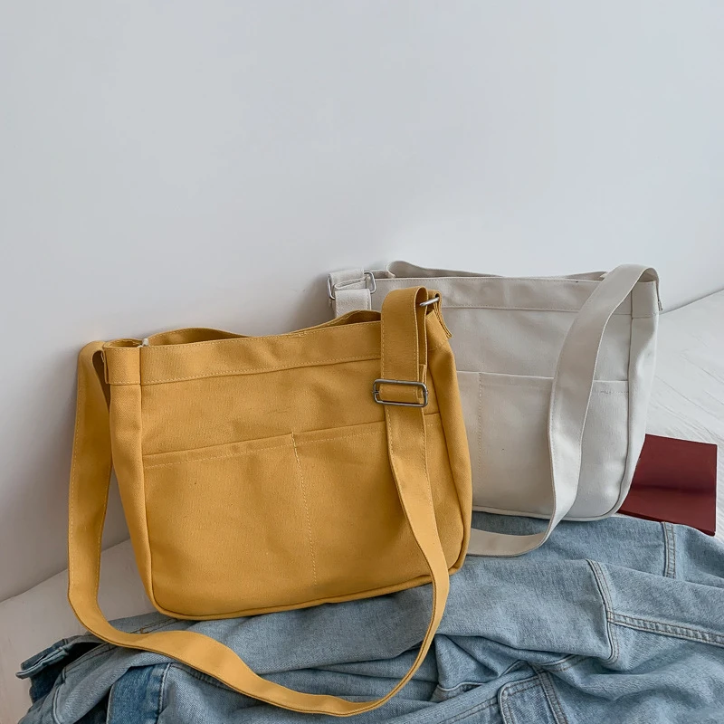 Large Capacity Students Canvas Shoulder Bags Female Handbags Korean Cotton Cloth Crossbody Women School 
Large Capacity Students Canvas Shoulder Bags Female Handbags Korean Cotton Cloth Crossbody Women School