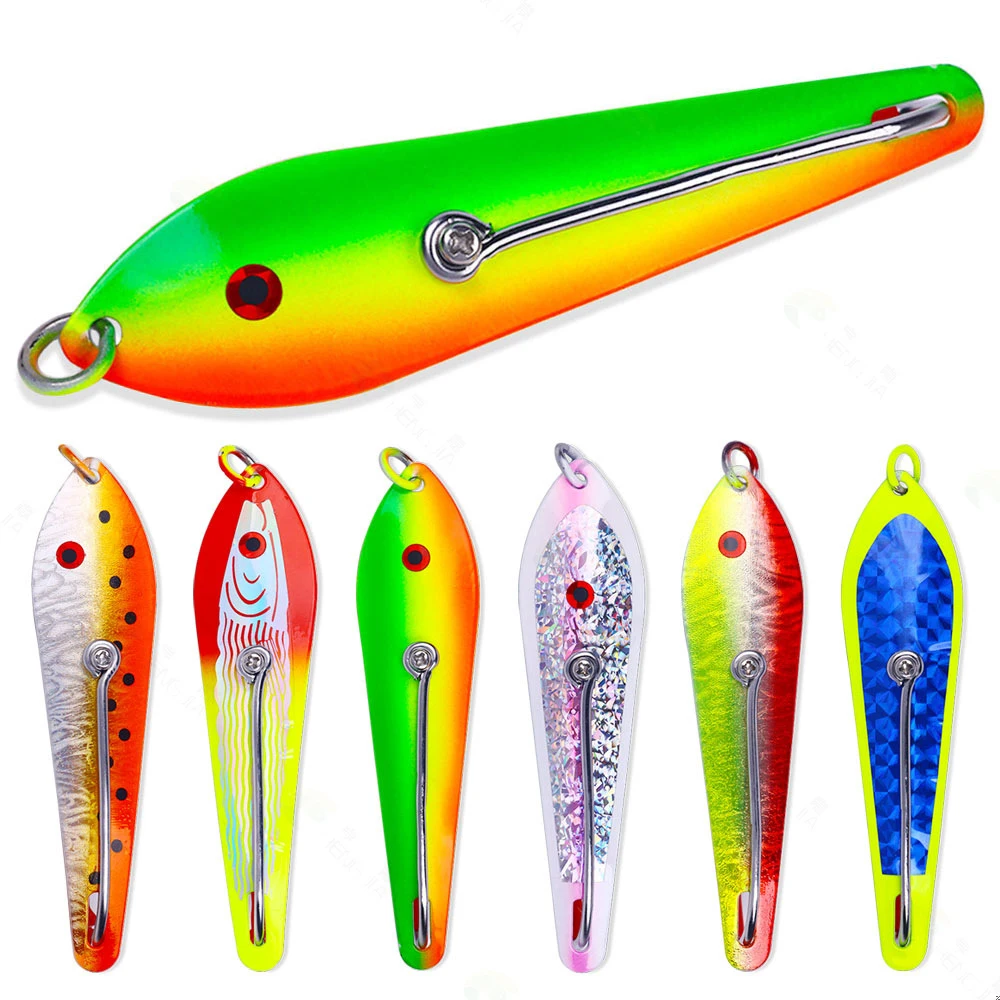 

1Pcs Pesca Big Spoon Metal Lure Trout Fishing Spinner Bait 30g Spoon Lure Hard Bait Wobbler Bass Carp Pesca Tackle Fishing Lures