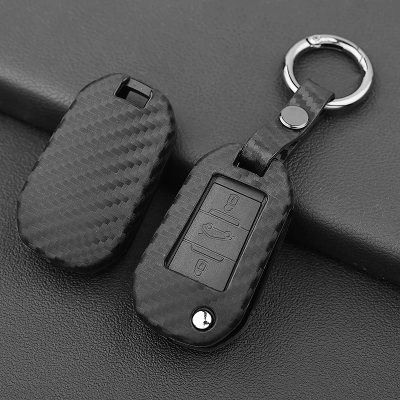 Silicone Car Key Case carbon fiber texture for Citroen C3 C5 Aircross C-Elysee C4 Cactus for Peugeot 208 301 308 508 2008 3008
Silicone Car Key Case carbon fiber texture for Citroen C3 C5 Aircross C-Elysee C4 Cactus for Peugeot 208 301 308 508 2008 3008