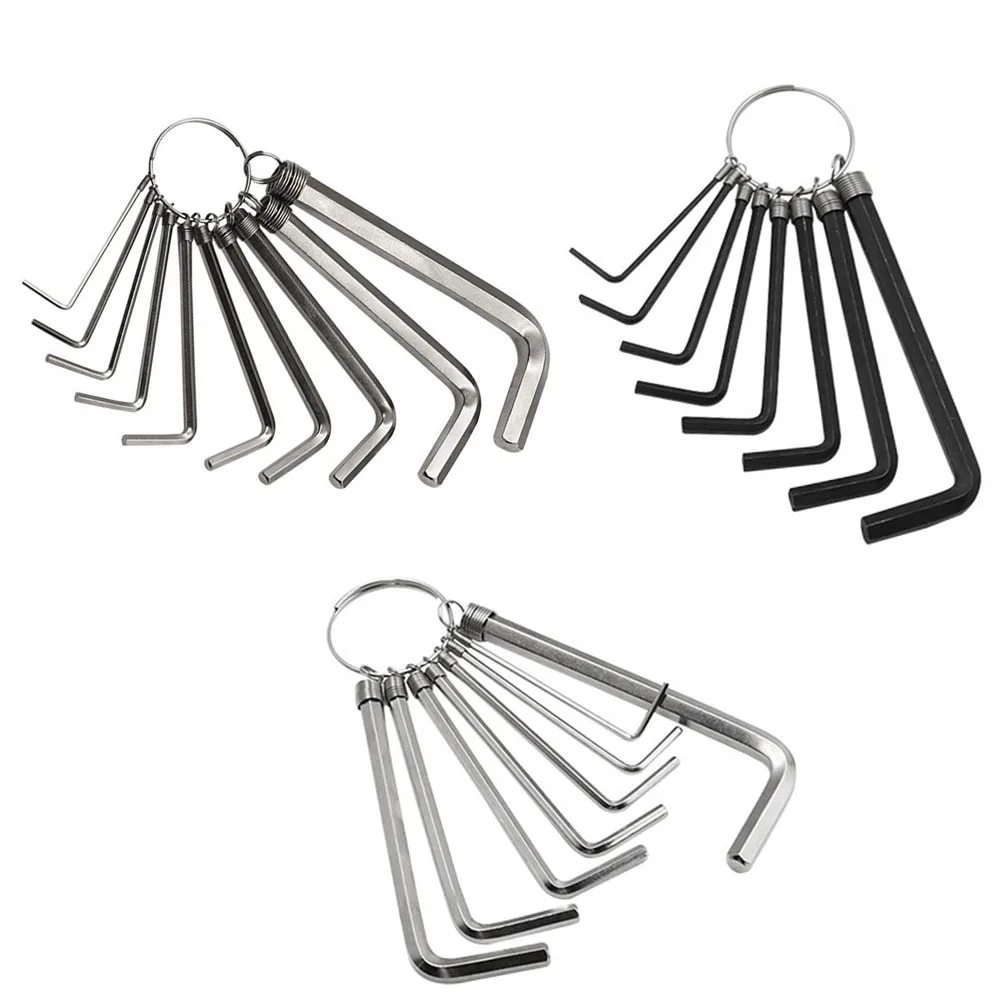 8/10pcs Hexagon Socket Wrench Set With Key Ring Buckle Metric Wrench Hexagon Socket Wrench Multi-purpose Repair Hand Tool
8/10pcs Hexagon Socket Wrench Set With Key Ring Buckle Metric Wrench Hexagon Socket Wrench Multi-purpose Repair Hand Tool