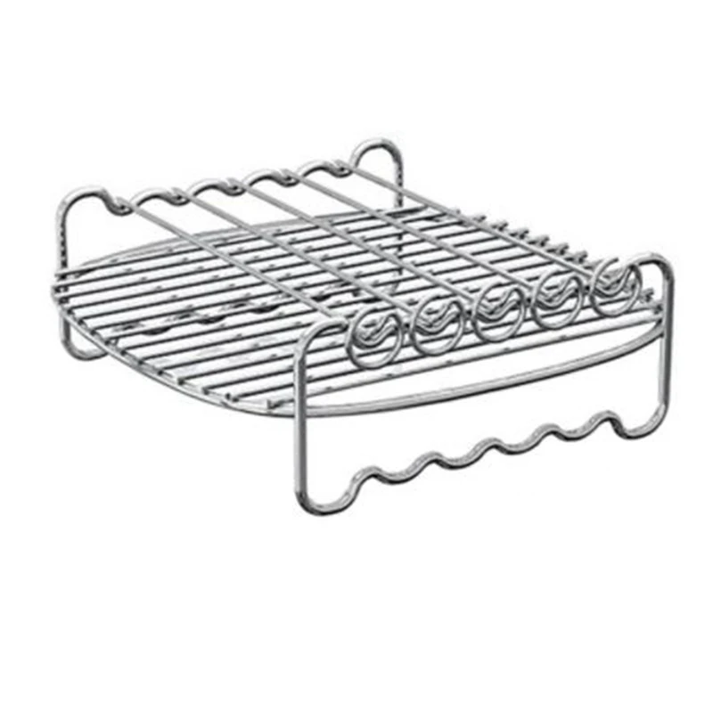 Rack For Airfryers Household Air Fryer Double-Layer Air Fryer Rack Grill Barbecue Supplies-Needle Round
Rack For Airfryers Household Air Fryer Double-Layer Air Fryer Rack Grill Barbecue Supplies-Needle Round