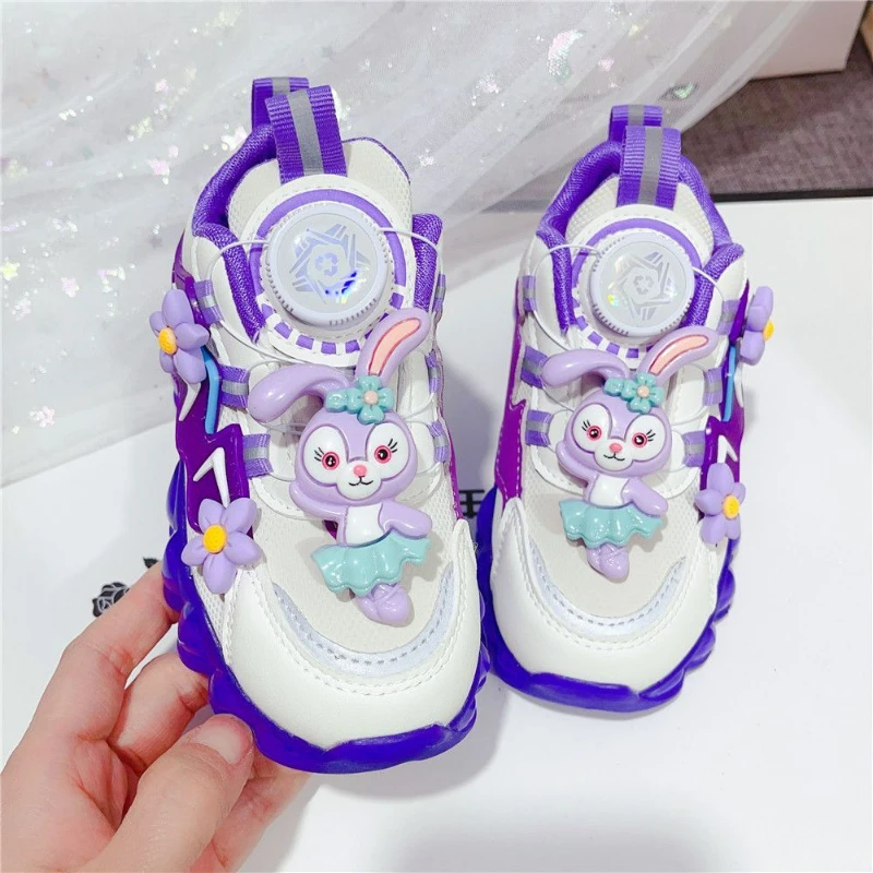 Disney Girls' Casual Shoes Spring Autumn Cartoon StellaLou Sports Shoes Anti slip Jelly Sole Button Purple White Fashion Shoes
Disney Girls' Casual Shoes Spring Autumn Cartoon StellaLou Sports Shoes Anti slip Jelly Sole Button Purple White Fashion Shoes