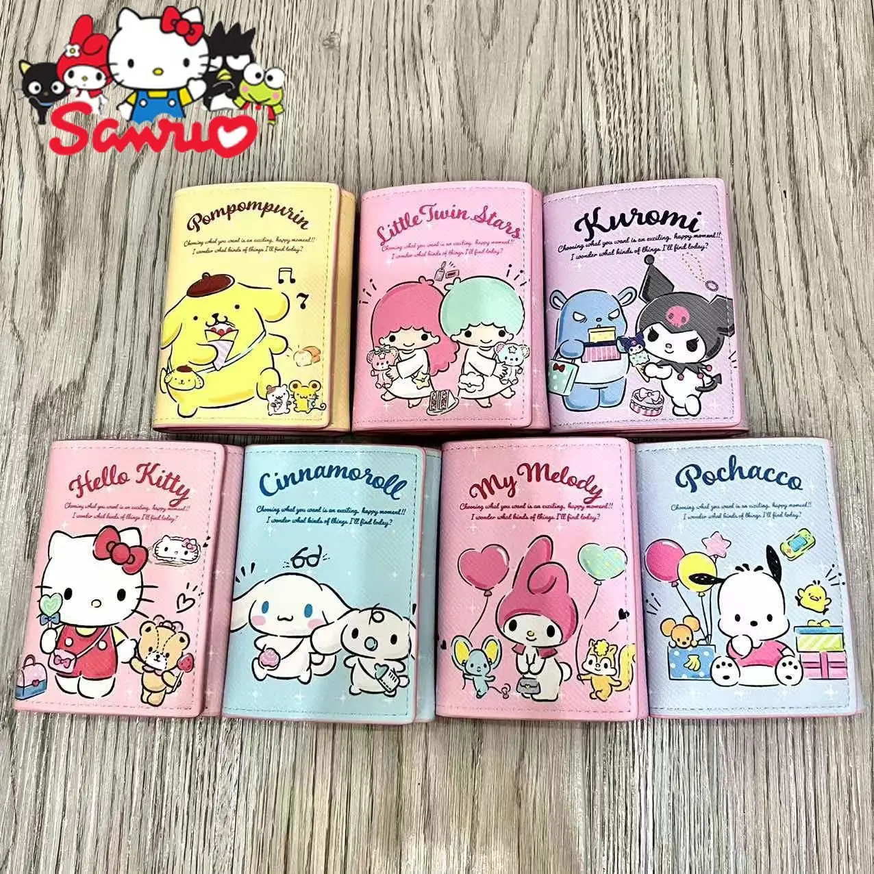 Sanrio Melody Kuromi Hello Kitty Cinnamoroll Pochacco Short Triple-fold Wallet Wallet Short Multi-Card Cartoon Casual Wallet
Sanrio Melody Kuromi Hello Kitty Cinnamoroll Pochacco Short Triple-fold Wallet Wallet Short Multi-Card Cartoon Casual Wallet