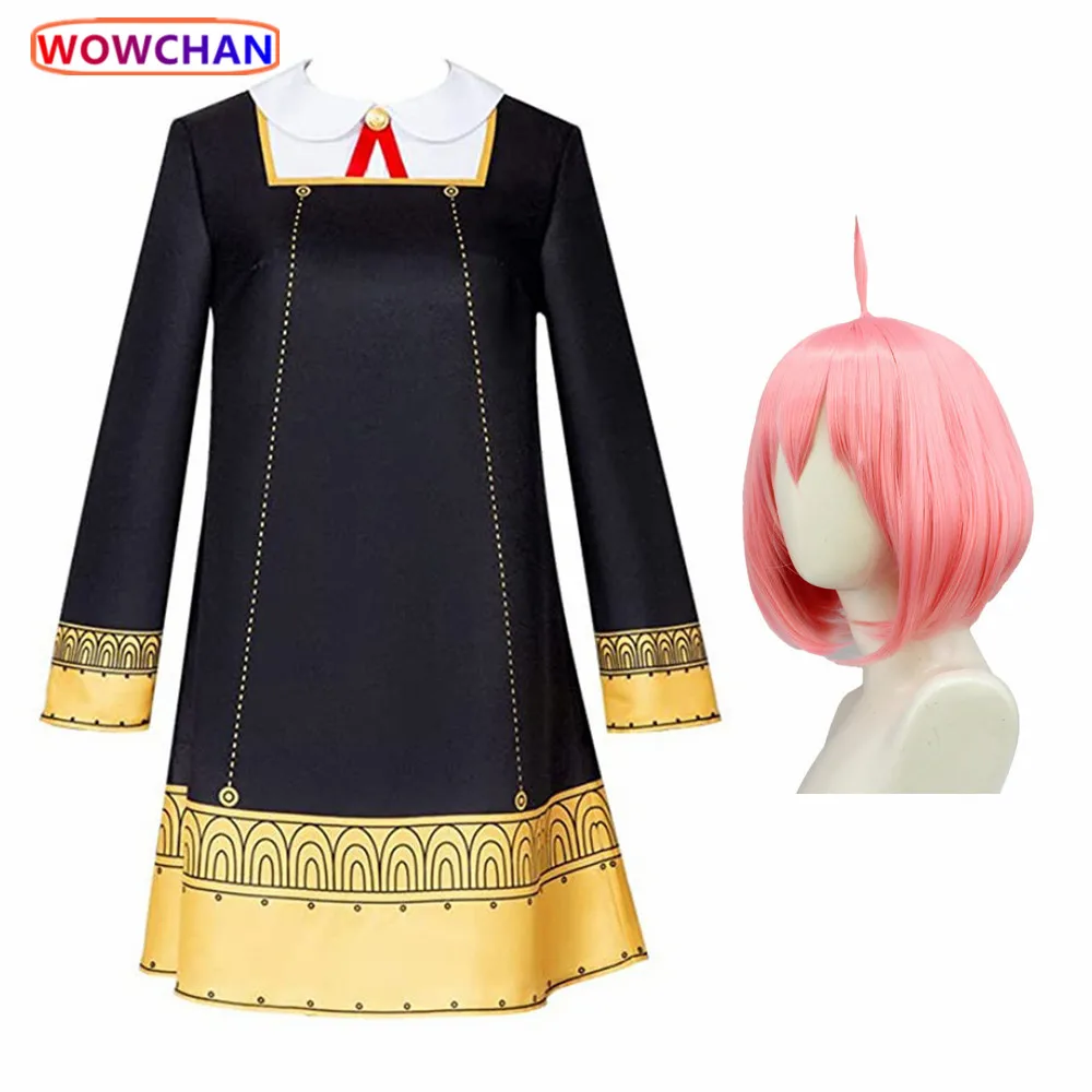 Adults Kids Anime SPY X FAMILY Anya Forger Black Dress Uniform Cosplay Costume
Adults Kids Anime SPY X FAMILY Anya Forger Black Dress Uniform Cosplay Costume