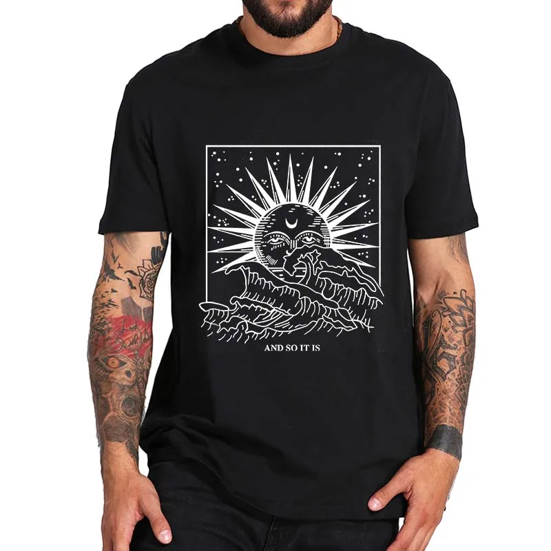Sun And Wave Art T Shirt Funny Sun Moon Print Painter Gift Short Sleeve Summer Cotton Casual Unisex Oversized T-shirts EU Size
Sun And Wave Art T Shirt Funny Sun Moon Print Painter Gift Short Sleeve Summer Cotton Casual Unisex Oversized T-shirts EU Size