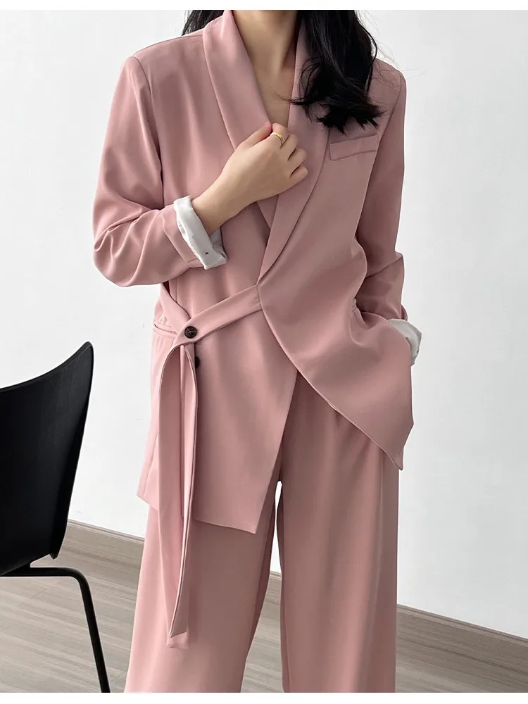 Pink Suit Coat Women's New Spring and Autumn Korean Small Suit Set Blazer Sets Blazer Suit Women Suit Pants Blazer Femenino
Pink Suit Coat Women's New Spring and Autumn Korean Small Suit Set Blazer Sets Blazer Suit Women Suit Pants Blazer Femenino