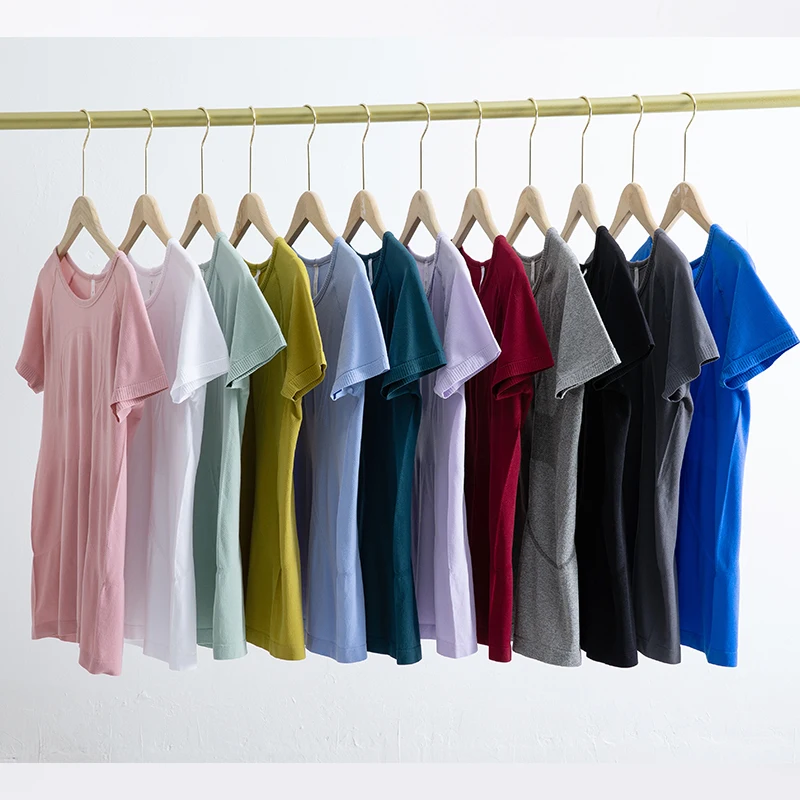 NWT Women's Short Sleeve Shirt Elastic Yoga Mesh Sports Lulu T-Shirt Fitness Women's Gym Running Tops Tee Free Shipping Summer
NWT Women's Short Sleeve Shirt Elastic Yoga Mesh Sports Lulu T-Shirt Fitness Women's Gym Running Tops Tee Free Shipping Summer
