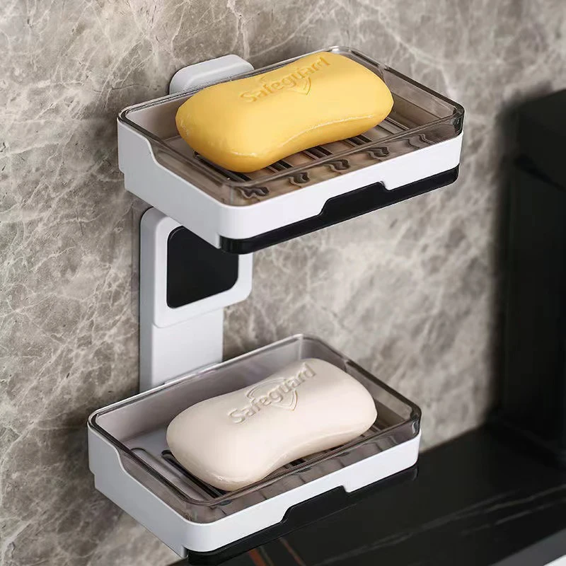 1/2 Layers Soap Rack Horizontal Vertical Wall Mounted Soap Holder Storage Rack Kitchen Sponge Dish Soap Dishes Self Adhesive
1/2 Layers Soap Rack Horizontal Vertical Wall Mounted Soap Holder Storage Rack Kitchen Sponge Dish Soap Dishes Self Adhesive