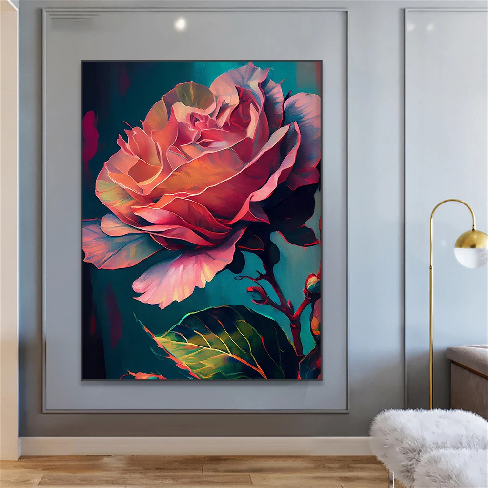 Graffiti Rose Poster Wall Art Print Colorful Flower Botanical Canvas Painting Abstract Picture for Living Room Home Decoration
Graffiti Rose Poster Wall Art Print Colorful Flower Botanical Canvas Painting Abstract Picture for Living Room Home Decoration