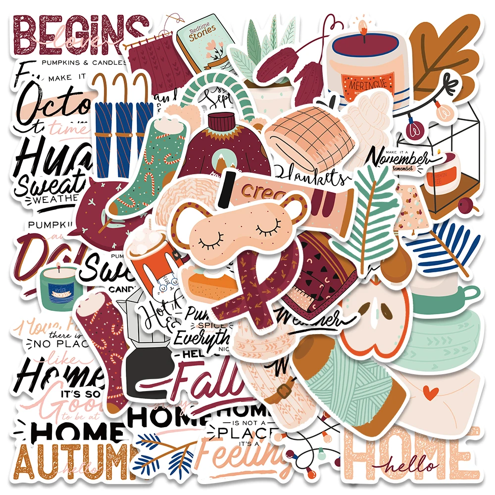 10/50pcs Cute Cartoon Autumn Stickers Pack Kids Toy Waterproof Graffiti For Laptop Phone Notebook Guitar Skateboard Car Decals
10/50pcs Cute Cartoon Autumn Stickers Pack Kids Toy Waterproof Graffiti For Laptop Phone Notebook Guitar Skateboard Car Decals