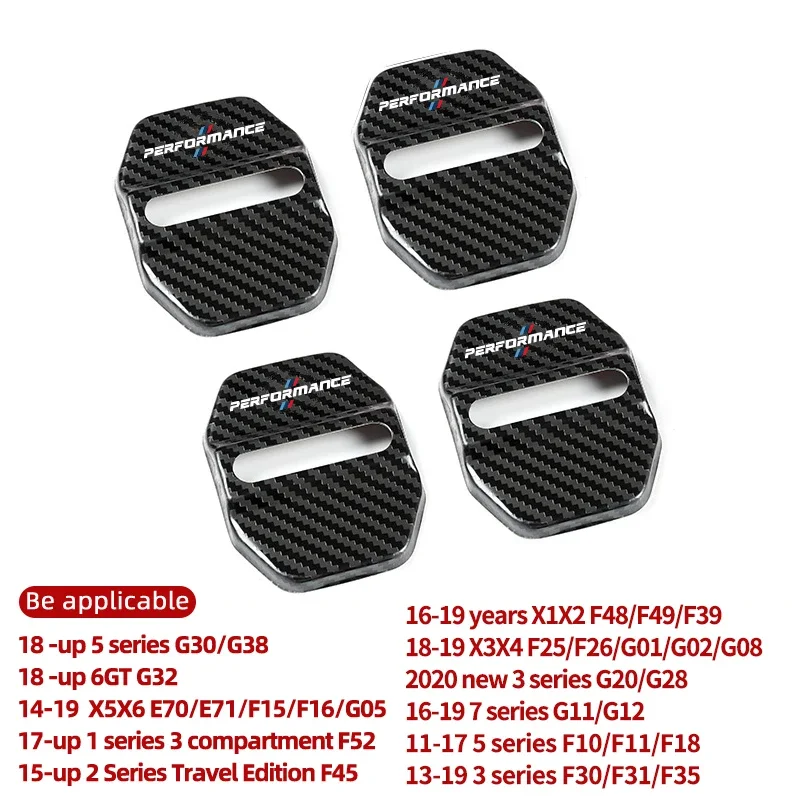 4 шт. крышка дверного замка автомобиля для BMW 5 серии X3 X5 G20 G30 6GT G32 G01 G05 F10 F48 защитные наклейки на дверной замок из нержавеющей стали
4 шт. крышка дверного замка автомобиля для BMW 5 серии X3 X5 G20 G30 6GT G32 G01 G05 F10 F48 защитные наклейки на дверной замок из нержавеющей стали