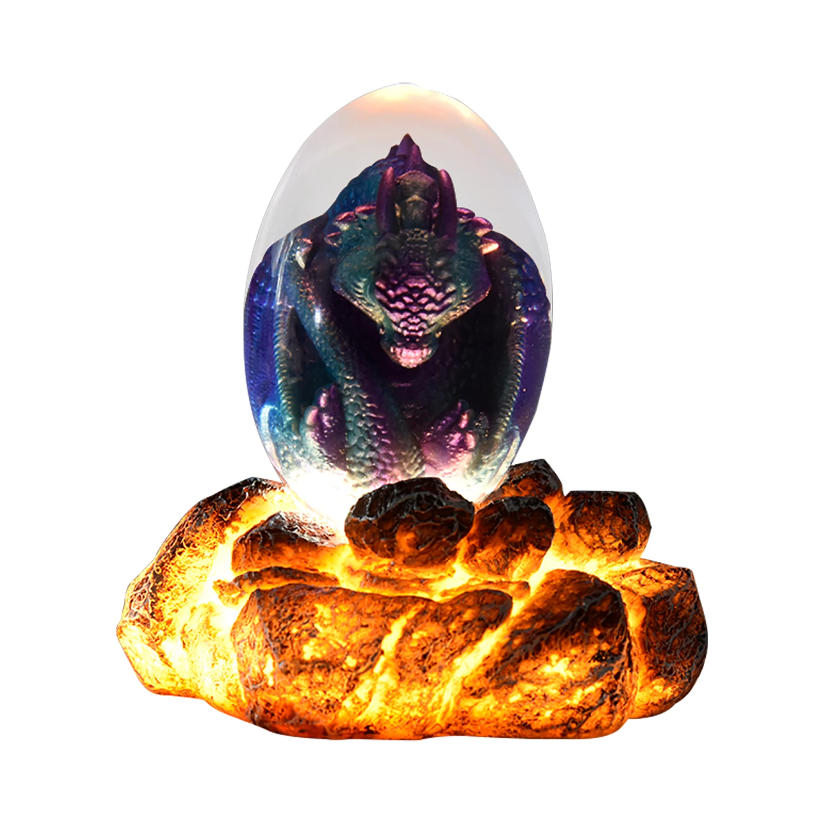 Crystal Lava Dragon Egg Ornamental Collection Decor Dinosaur Egg Statue Resin Dragon Egg Toy Mineral Gemstone Home Decoration
Crystal Lava Dragon Egg Ornamental Collection Decor Dinosaur Egg Statue Resin Dragon Egg Toy Mineral Gemstone Home Decoration