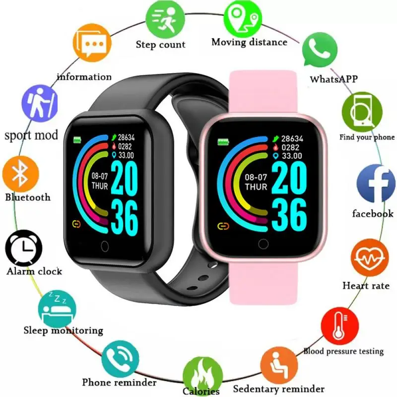 Smart Watch Men Y68 Bluetooth Fitness Tracker Sport Watch Heart Rate Monitor Blood Pressure Smart Bracelet Men Women Smart Watch
Smart Watch Men Y68 Bluetooth Fitness Tracker Sport Watch Heart Rate Monitor Blood Pressure Smart Bracelet Men Women Smart Watch