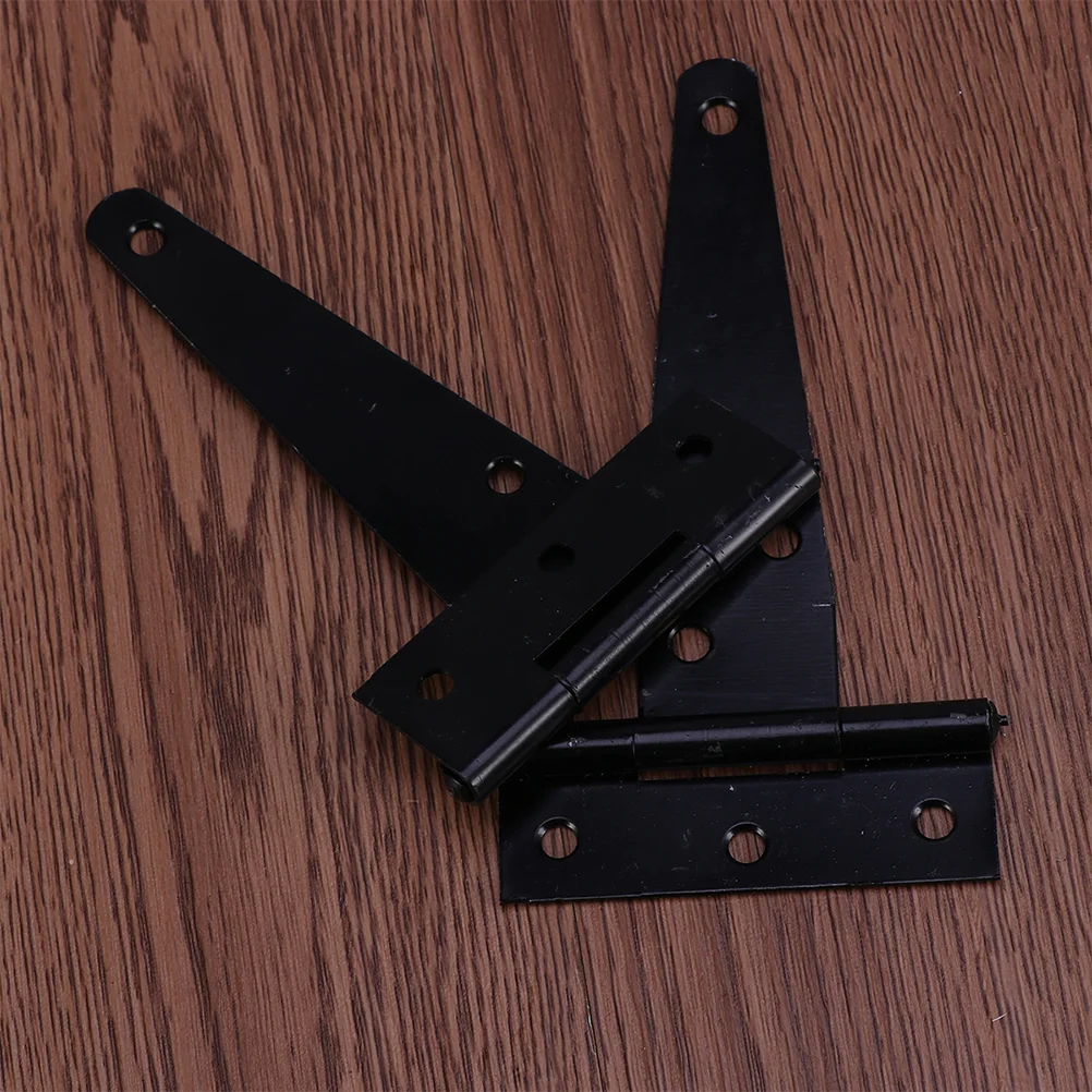 12Pcs 4Inches T Shaped Rustproof Iron Light Duty Shed Hinge Gate Strap Hinge Door Gates Hinges (Black)
12Pcs 4Inches T Shaped Rustproof Iron Light Duty Shed Hinge Gate Strap Hinge Door Gates Hinges (Black)
