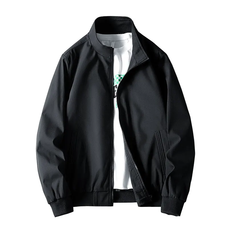2023 Spring Autumn Men Baseball Jacket Mens Loose Solid Zipper Bomber Jacket Fashion Coats Stand Collar Male Outwear Clothing
2023 Spring Autumn Men Baseball Jacket Mens Loose Solid Zipper Bomber Jacket Fashion Coats Stand Collar Male Outwear Clothing