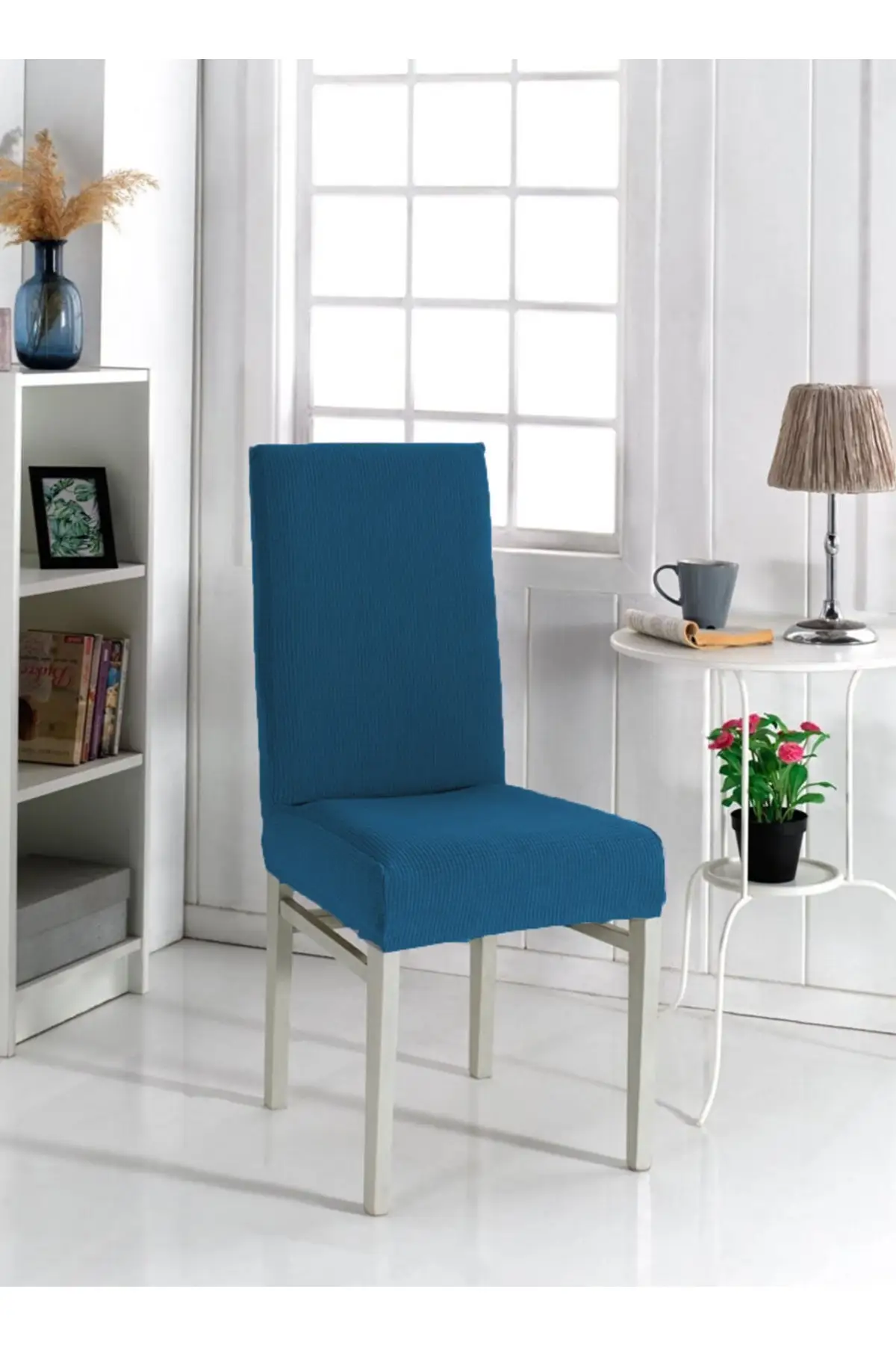 Chair Cover Oil Color Lycra Washable 1 Piece Cotton-Polyester Blue Cover Salon Textile Home & Furniture
Chair Cover Oil Color Lycra Washable 1 Piece Cotton-Polyester Blue Cover Salon Textile Home & Furniture