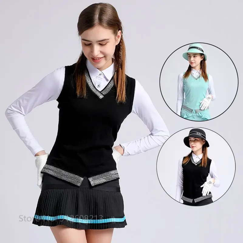SG Women Autumn Winter V-neck Knitted Waistcoat Ladies Warm Golf Vest Slim Fit Girl Sleeveless Jacket Elastic Sports Shirts S-XL
SG Women Autumn Winter V-neck Knitted Waistcoat Ladies Warm Golf Vest Slim Fit Girl Sleeveless Jacket Elastic Sports Shirts S-XL