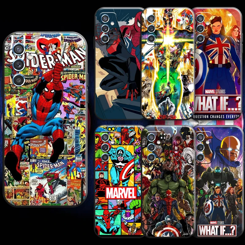 Avengers Spider Man Marvel Comics For Samsung A20 A21 A22 4G 5G Phone Case Coque Funda Black Silicone Cover Liquid Silicon
Avengers Spider Man Marvel Comics For Samsung A20 A21 A22 4G 5G Phone Case Coque Funda Black Silicone Cover Liquid Silicon
