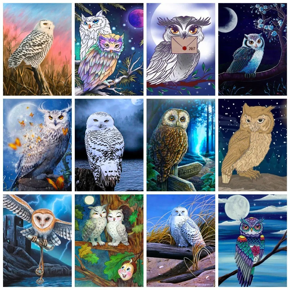 AZQSD Owl Animal Paint By Numbers For Adults Handpainted Home Decor Oil Painting Drawing On Canvas Kits Framed 40x50cm Wall Art
AZQSD Owl Animal Paint By Numbers For Adults Handpainted Home Decor Oil Painting Drawing On Canvas Kits Framed 40x50cm Wall Art