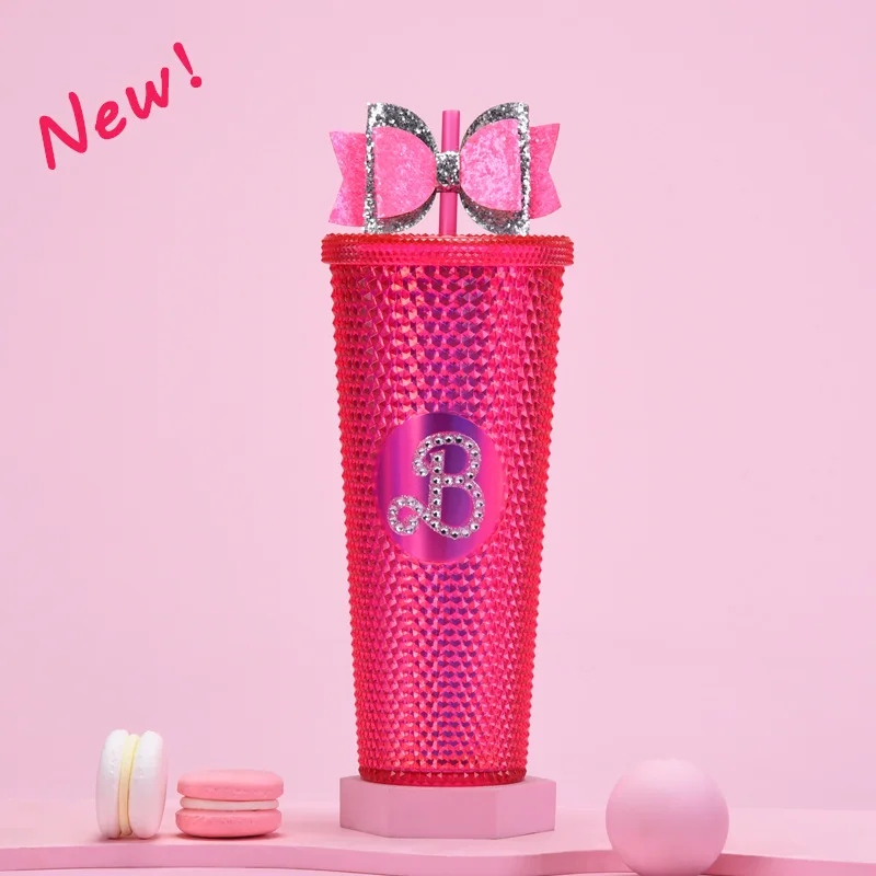 710ml Barbie Letter Double Layer Plastic Straw Cup Large Capacity Creative Straw Cup Portable Diamond Cup with Straw
710ml Barbie Letter Double Layer Plastic Straw Cup Large Capacity Creative Straw Cup Portable Diamond Cup with Straw