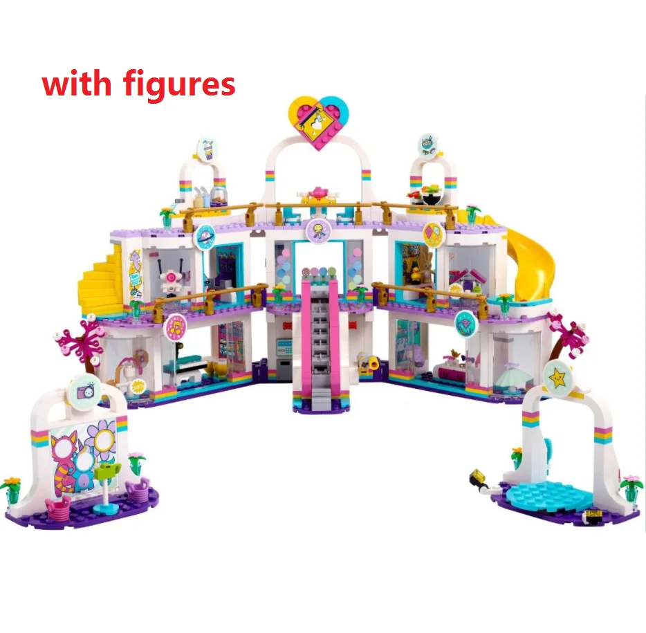 1044pcs Heartlake City Shopping Mall With 5 Minifigs girl friends Building Block Sets Toys 41450 Christmas birthday Gifts
1044pcs Heartlake City Shopping Mall With 5 Minifigs girl friends Building Block Sets Toys 41450 Christmas birthday Gifts