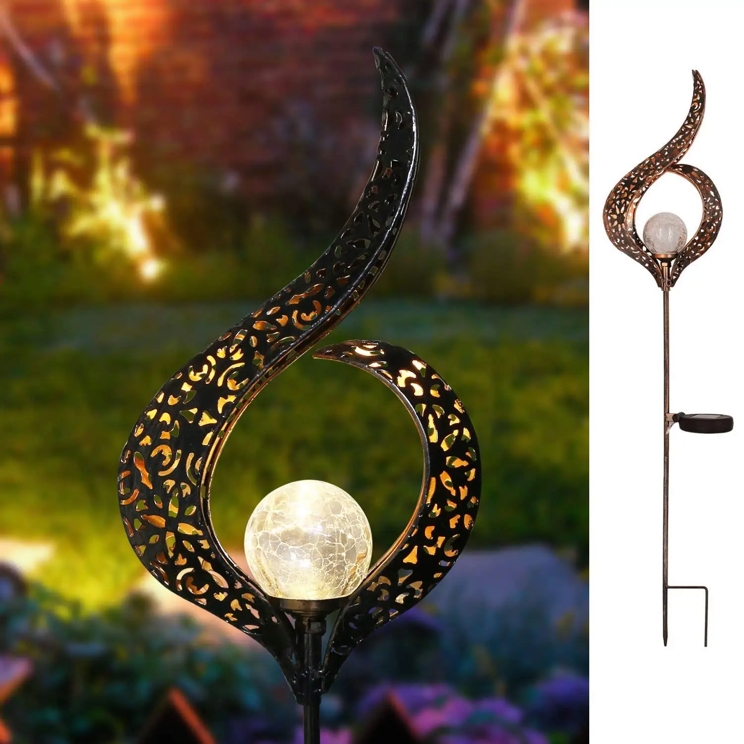 Flame Solar Garden Lights LED Waterproof Solar Stake Lights Outdoor Decor for Pathway,Lawn,Patio,Courtyard
Flame Solar Garden Lights LED Waterproof Solar Stake Lights Outdoor Decor for Pathway,Lawn,Patio,Courtyard