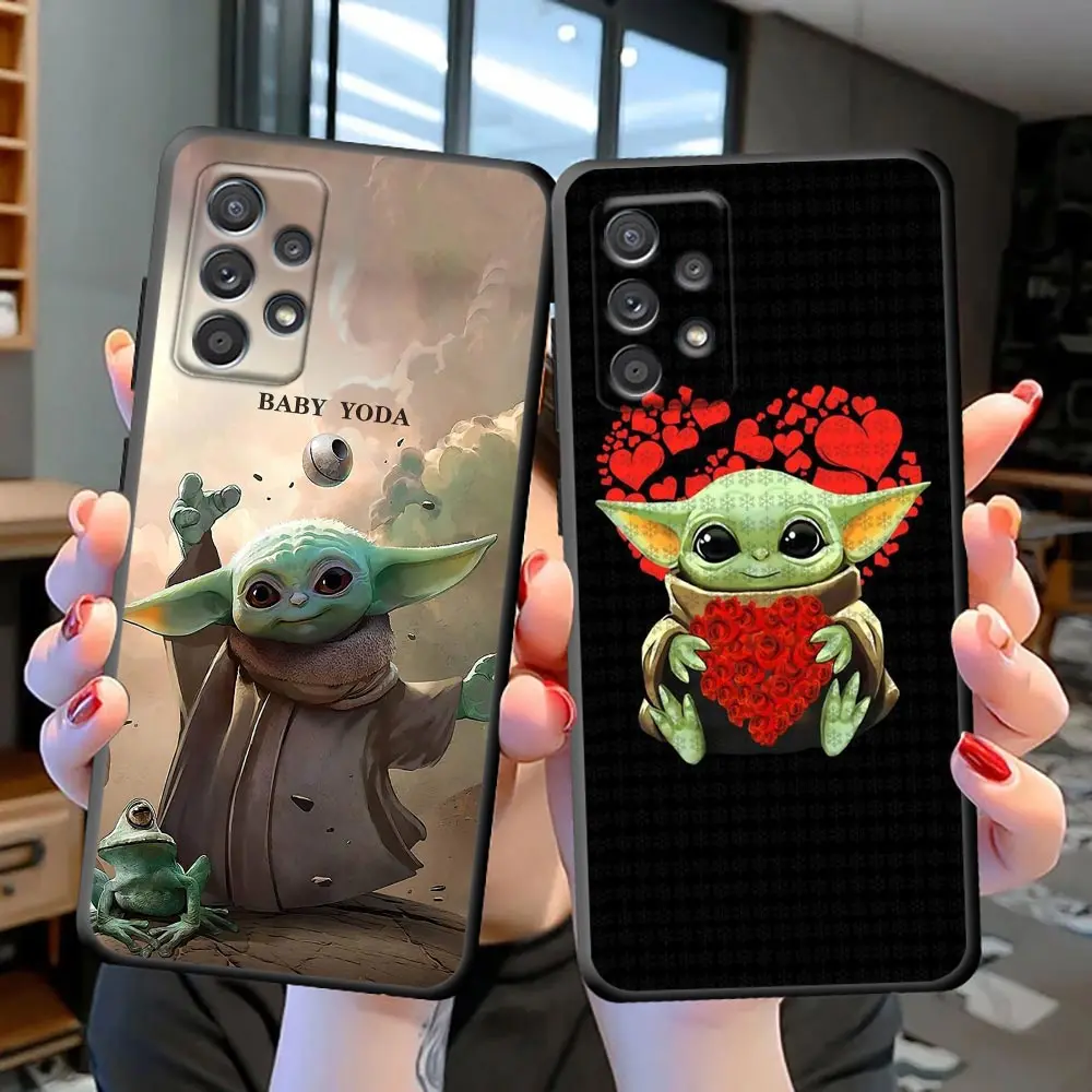 

Cartoon Cute Baby Yoda Cover Phone Case For Samsung S20 S21 FE S22 S23 S9 S10 4G Lite S10e Plus Ultra 5G Case Funda Coque Capa