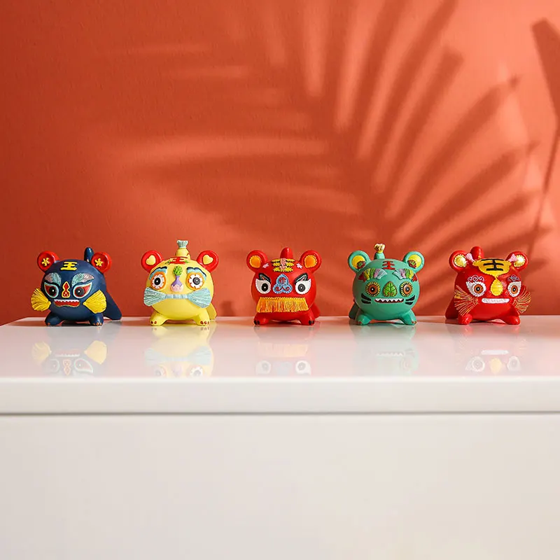 National Fashion Tiger Year of Fate Mascot Annual Meeting Gift Five Tiger Blind Box Car Decoration Decoration Can Be Customized
National Fashion Tiger Year of Fate Mascot Annual Meeting Gift Five Tiger Blind Box Car Decoration Decoration Can Be Customized