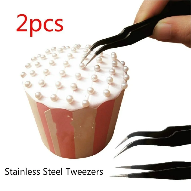 2Pcs/Set Anti-static Elbow and Straight Stainless Steel Tweezers Cake Mold Tool for Kitchen Bakeware Decoration
2Pcs/Set Anti-static Elbow and Straight Stainless Steel Tweezers Cake Mold Tool for Kitchen Bakeware Decoration