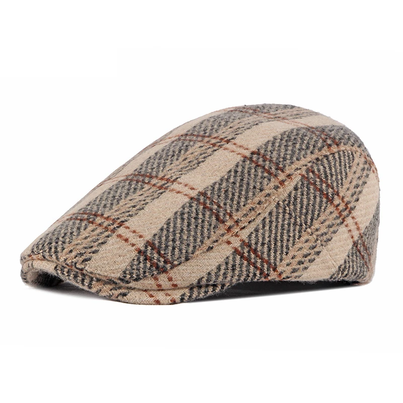 Men's Hat Forward Hat Autumn and Winter New Style Plaid Cap British Literature and Art Retro Woolen Beret Women's Hat 2021
Men's Hat Forward Hat Autumn and Winter New Style Plaid Cap British Literature and Art Retro Woolen Beret Women's Hat 2021