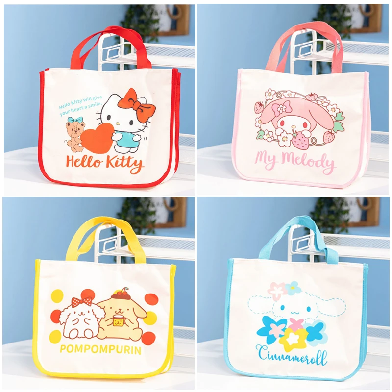 Sanrios Kittys Purin Dog My Melody Cinnamoroll мультяшный аниме большой емкости Холщовая Сумка для хранения кавайная Милая ручная сумка
Sanrios Kittys Purin Dog My Melody Cinnamoroll мультяшный аниме большой емкости Холщовая Сумка для хранения кавайная Милая ручная сумка