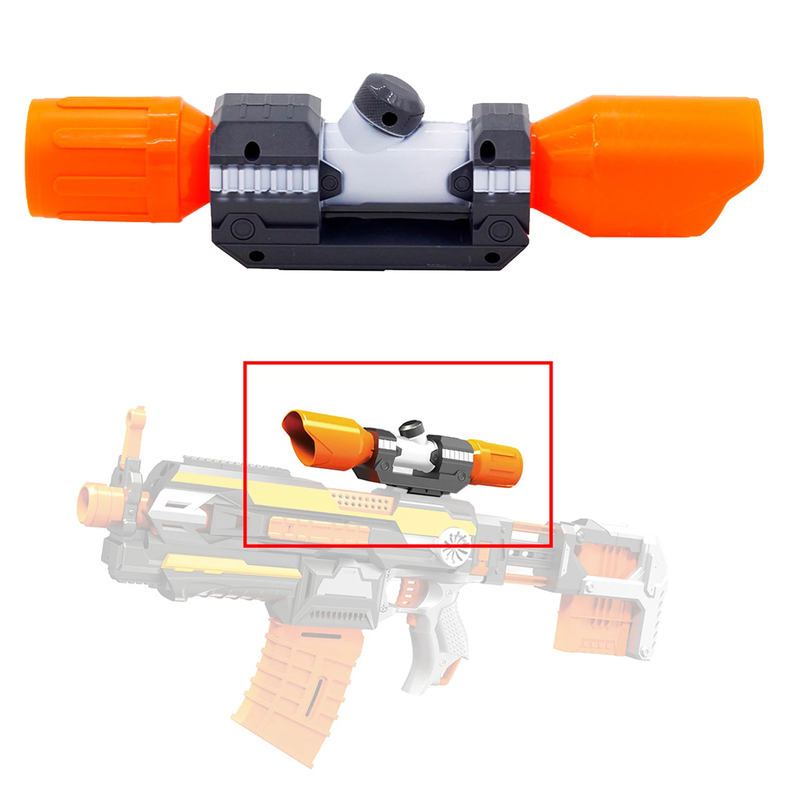 Plastic Scope Sight Toy Gun Attachment for NERF Modify Outdoor Practice Optical Scope Traning Shooting Target Boy Toy Gift
Plastic Scope Sight Toy Gun Attachment for NERF Modify Outdoor Practice Optical Scope Traning Shooting Target Boy Toy Gift